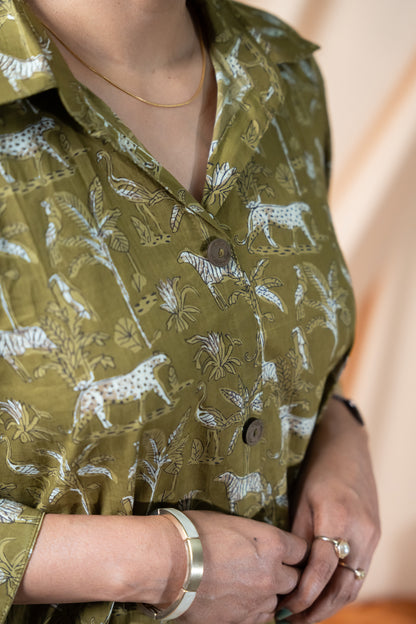 Jungle Prowl – Shirt Dress