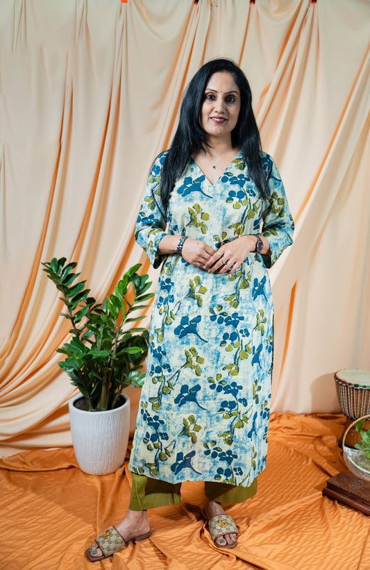 Green Bloom  – Kurta Set