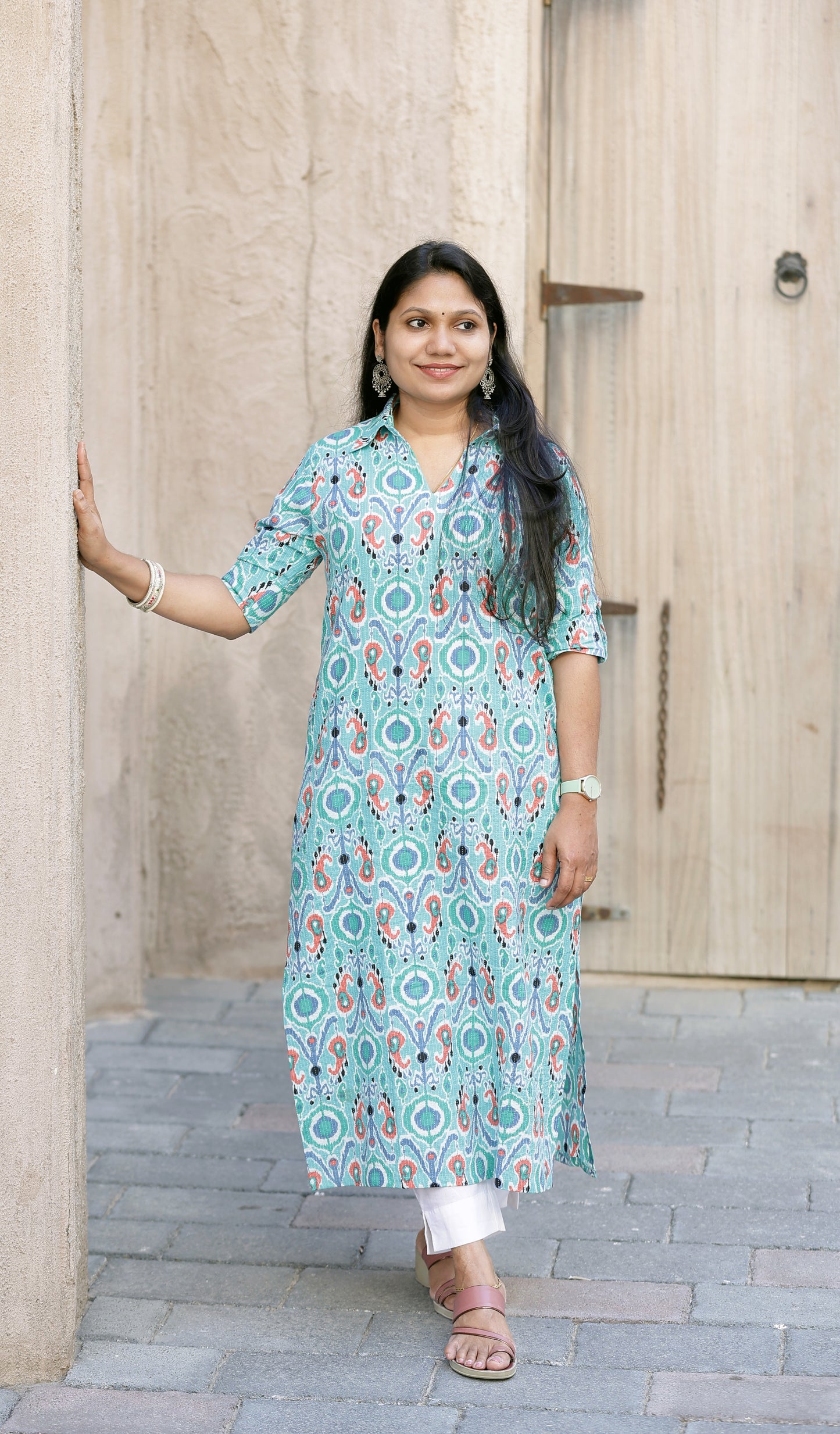 AZURE- KURTA SET